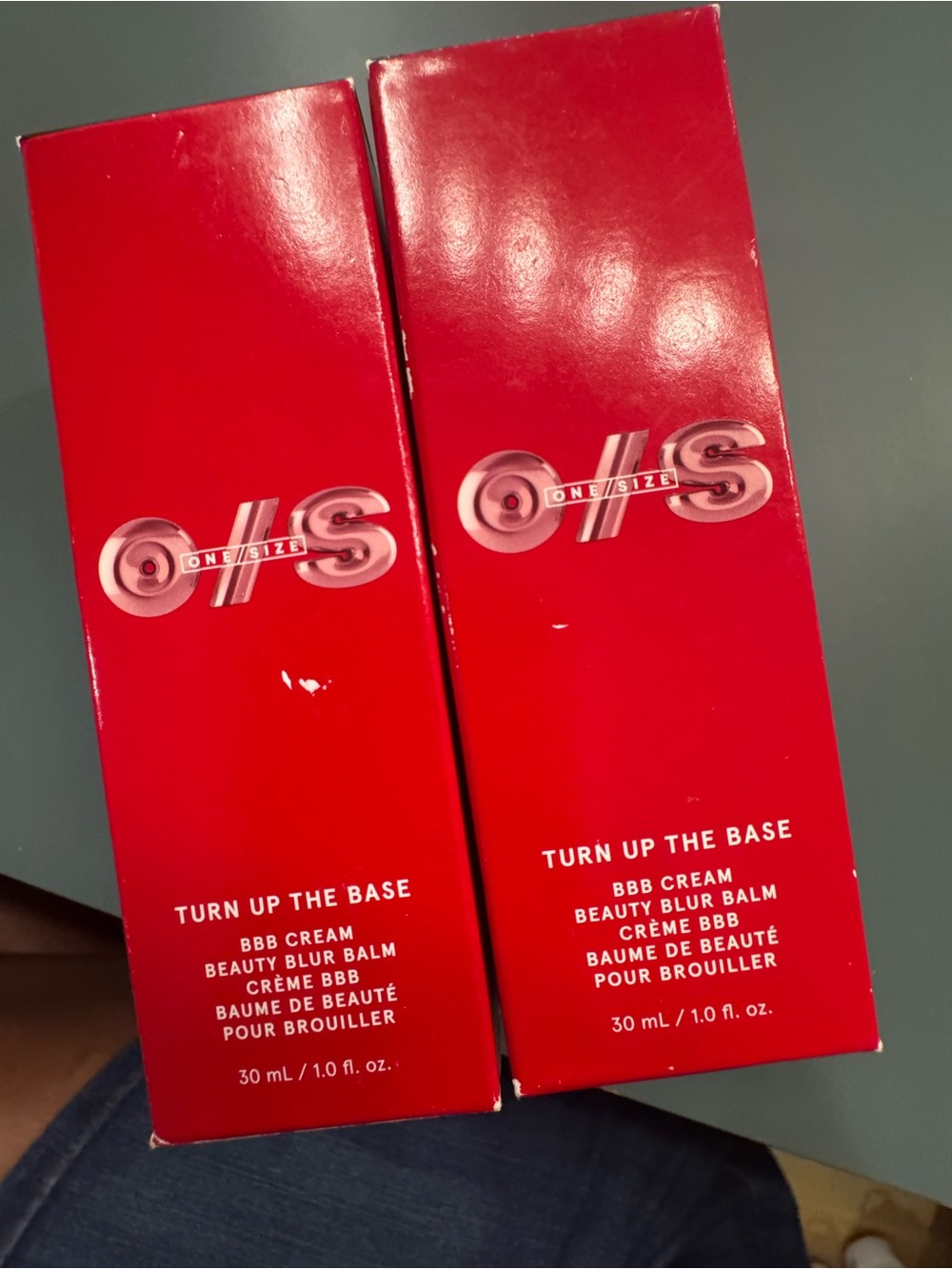 ONE/SIZE Turn Up The Base BBB Cream - Bright Red Retail Boxes